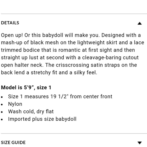 *SOLD* New! 3x Torrid Babydoll - Picture 4 of 8